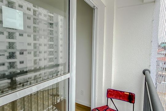 Varanda de apartamento à venda com 2 quartos, 38m² em Jardim Analia Franco, São Paulo
