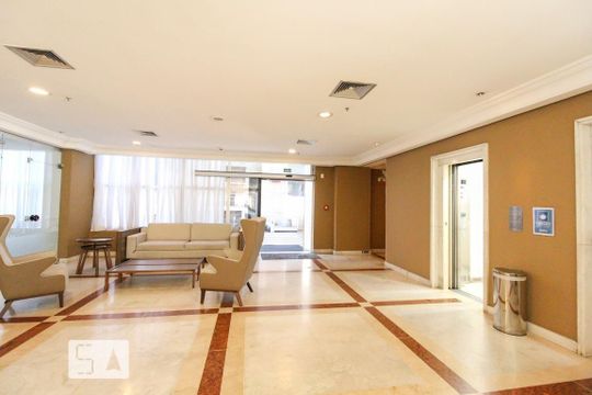 hall de apartamento à venda com 1 quarto, 35m² em Carandiru, São Paulo