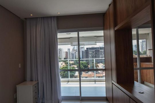 suíte de apartamento para alugar com 1 quarto, 41m² em Cidade Monções, São Paulo