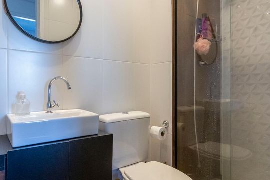 Banheiro de apartamento para alugar com 2 quartos, 40m² em Jardim Helena, São Paulo
