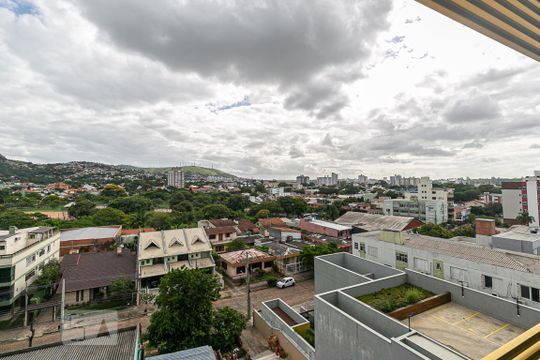 Vista de apartamento à venda com 1 quarto, 50m² em Jardim do Salso, Porto Alegre