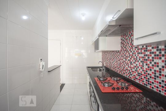 Cozinha de apartamento à venda com 2 quartos, 48m² em Jardim Leonor Mendes de Barros, São Paulo