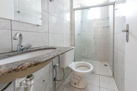 Banheiro Social de apartamento para alugar com 3 quartos, 70m² em Havaí, Belo Horizonte