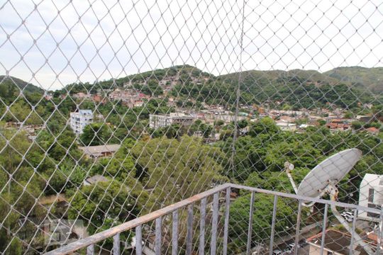 vista da Sacada de apartamento à venda com 2 quartos, 62m² em Tanque, Rio de Janeiro