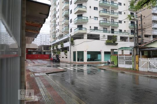 Vista da Rua de casa para alugar com 2 quartos, 60m² em Cidade Ocian, Praia Grande