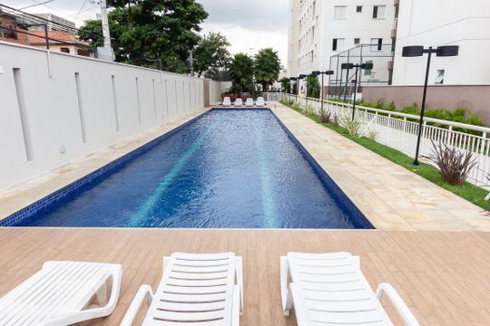 Piscina de apartamento para alugar com 2 quartos, 58m² em Bom Retiro, São Paulo