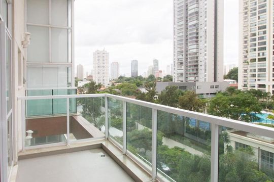 Varanda de apartamento à venda com 1 quarto, 84m² em Vila Gertrudes, São Paulo