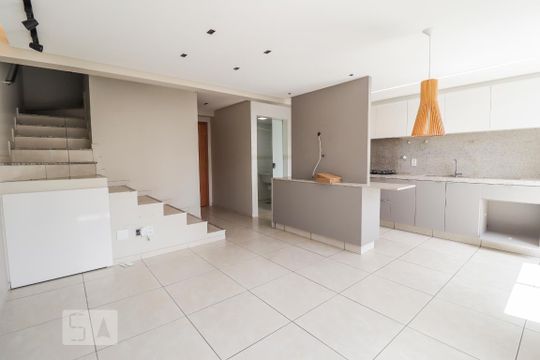 Sala de apartamento à venda com 1 quarto, 77m² em Setor Oeste, Goiânia