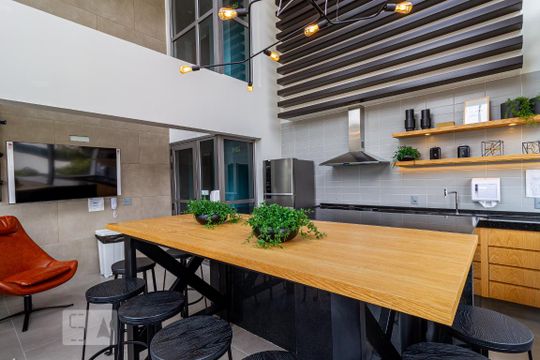 Espaço Gourmet de kitnet/studio para alugar com 1 quarto, 25m² em Liberdade, São Paulo