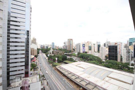 Vista de kitnet/studio para alugar com 1 quarto, 25m² em Liberdade, São Paulo