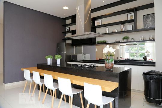 Área Comum - Espaço Gourmet de apartamento à venda com 1 quarto, 35m² em Real Parque, São Paulo