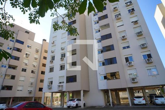 Fachada do bloco de apartamento à venda com 2 quartos, 65m² em Harmonia, Canoas