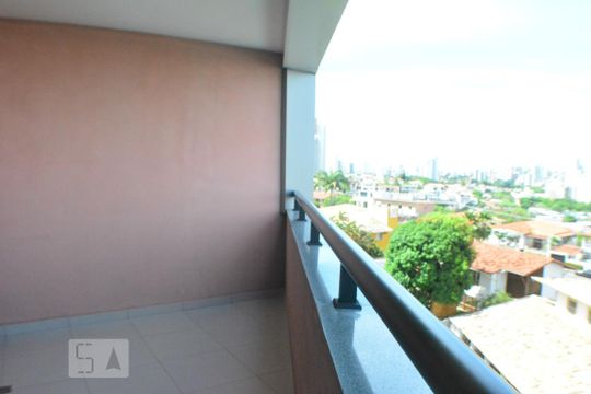 Varanda da Sala de kitnet/studio para alugar com 1 quarto, 50m² em Caminho das Árvores, Salvador