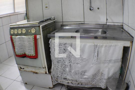 Cozinha de apartamento à venda com 2 quartos, 46m² em Pechincha, Rio de Janeiro