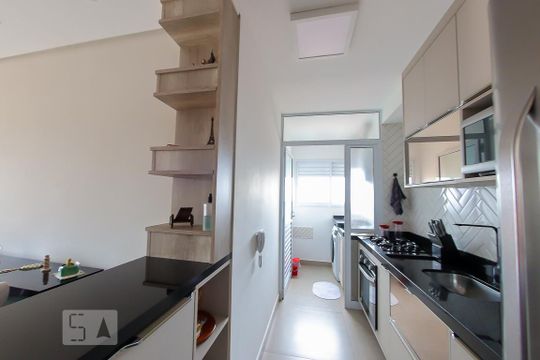Cozinha de apartamento à venda com 2 quartos, 47m² em Parque Vitória, São Paulo