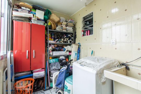 Área de Serviço de apartamento à venda com 2 quartos, 56m² em Conjunto Residencial José Bonifácio, São Paulo