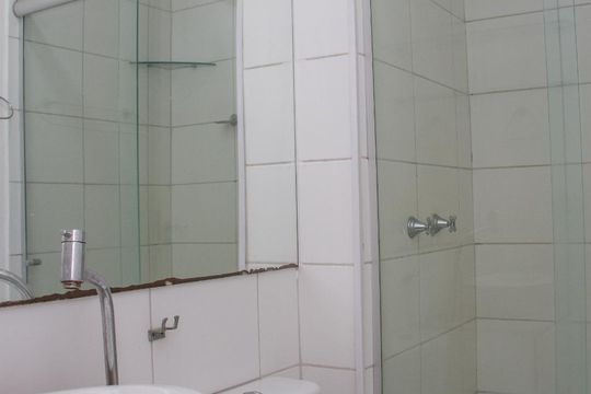 Banheiro - Suíte de apartamento à venda com 3 quartos, 63m² em Engenho de Dentro, Rio de Janeiro