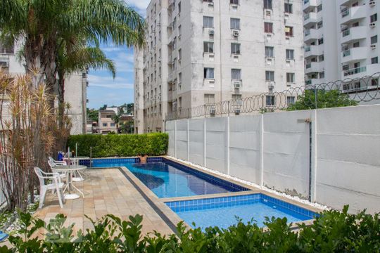 Área comum - Piscina de apartamento à venda com 3 quartos, 63m² em Engenho de Dentro, Rio de Janeiro