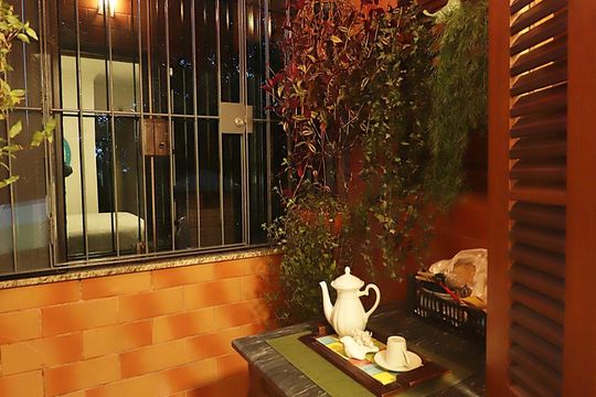 Varanda da Suíte 1 de casa à venda com 3 quartos, 360m² em Vila Floresta, Santo André