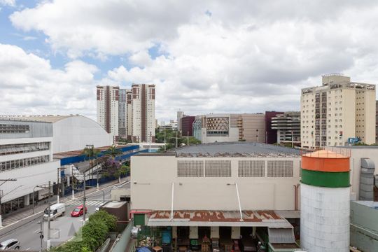 Vista da Sacada de kitnet/studio para alugar com 1 quarto, 39m² em Barra Funda, São Paulo