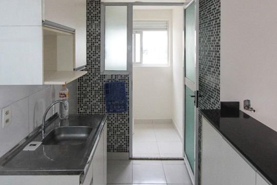 Cozinha de apartamento para alugar com 2 quartos, 46m² em Jardim Vila Formosa, São Paulo