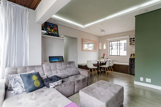 Sala de apartamento à venda com 2 quartos, 70m² em Bosque da Saúde, São Paulo