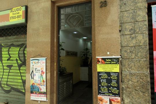 Fachada do Prédio de apartamento à venda com 1 quarto, 30m² em Centro, Rio de Janeiro
