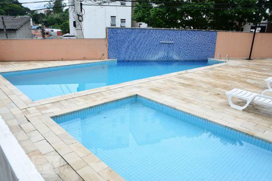 Área comum - Piscina de apartamento para alugar com 2 quartos, 50m² em Jardim Central, Cotia