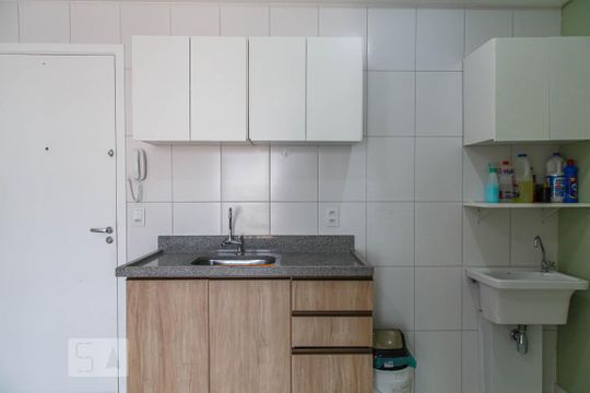 Cozinha de apartamento à venda com 1 quarto, 32m² em Brás, São Paulo