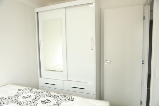 Quarto 1 de apartamento para alugar com 2 quartos, 37m² em Liberdade, São Paulo