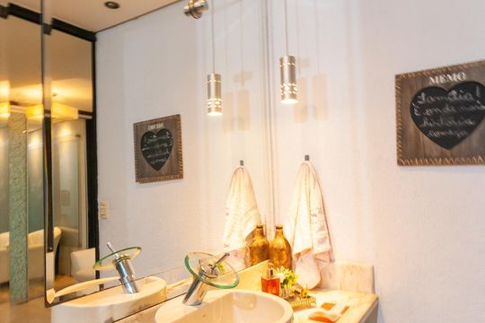 Banheiro da Suíte de casa à venda com 3 quartos, 125m² em Vila Primavera, São Paulo