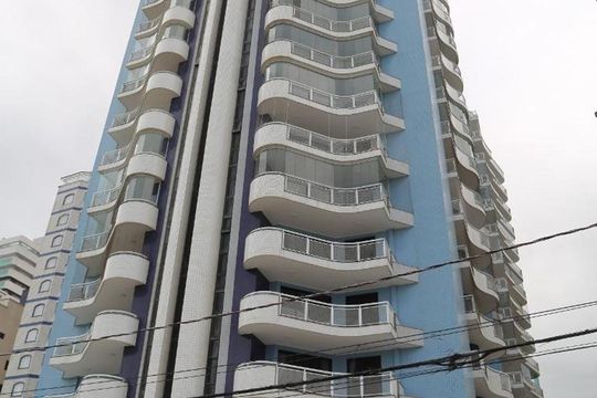 Fachada de apartamento para alugar com 3 quartos, 174m² em Vila Tupi, Praia Grande