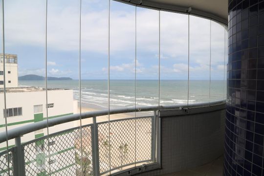 Vista dos Quartos de apartamento para alugar com 3 quartos, 174m² em Vila Tupi, Praia Grande