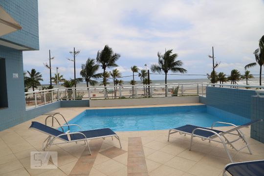 Área comum - Piscina de apartamento para alugar com 3 quartos, 174m² em Vila Tupi, Praia Grande