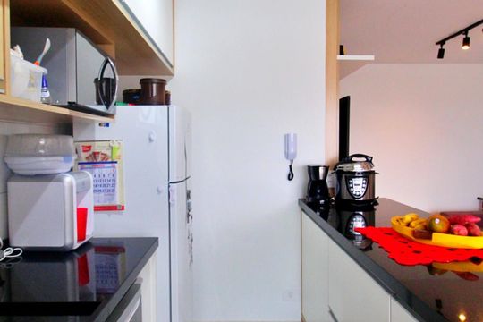 Cozinha de apartamento à venda com 2 quartos, 83m² em Parque Bandeirante, Santo André