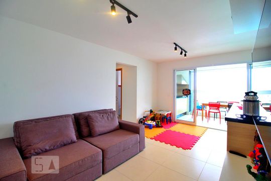 Sala de apartamento à venda com 2 quartos, 83m² em Parque Bandeirante, Santo André