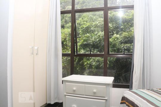 Vista do Quarto de apartamento para alugar com 1 quarto, 55m² em Itararé, São Vicente