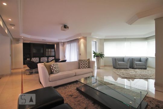 Sala de apartamento para alugar com 4 quartos, 370m² em Paraíso do Morumbi, São Paulo