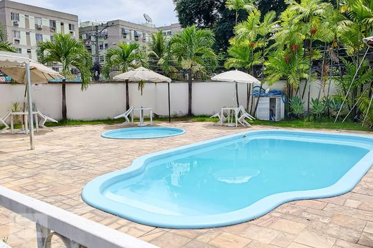Área comum - Piscina de casa à venda com 2 quartos, 55m² em Taquara, Rio de Janeiro