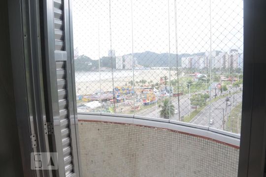 Varanda da Sala de apartamento para alugar com 1 quarto, 35m² em Itararé, São Vicente