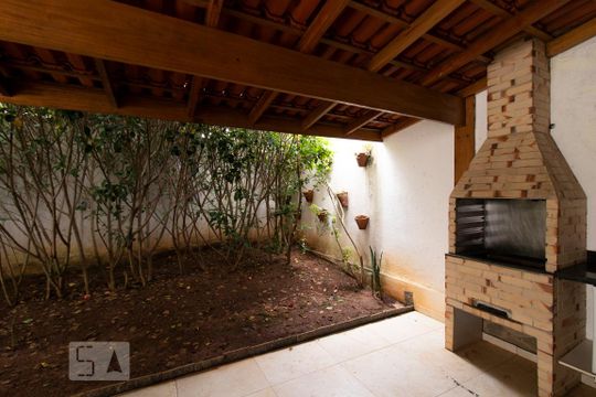 Área comum - Churrasqueira de kitnet/studio para alugar com 1 quarto, 35m² em Jardim Paraíso, São Paulo