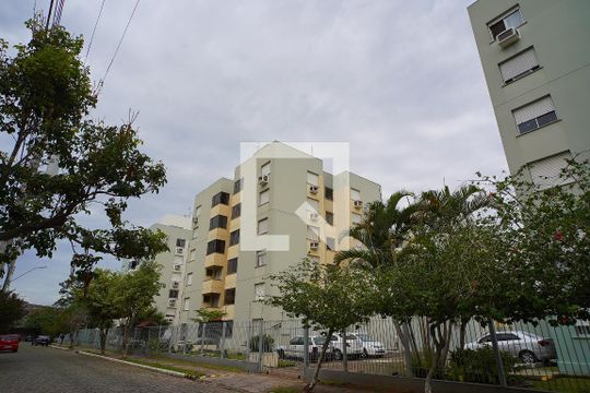 Fachada do bloco de apartamento à venda com 2 quartos, 63m² em Sarandi, Porto Alegre