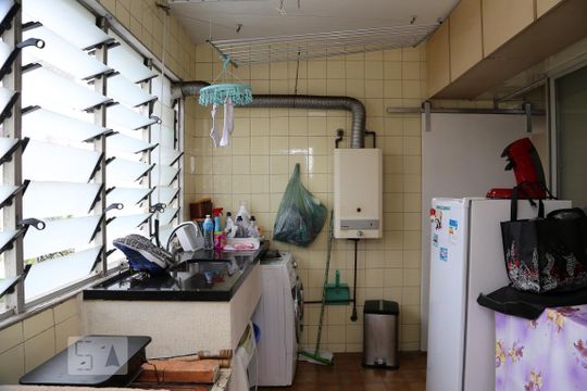 Área de Serviço de apartamento à venda com 3 quartos, 130m² em Vila Andrade, São Paulo