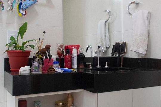 banheiro suite 1 de apartamento para alugar com 3 quartos, 240m² em Lauzane Paulista, São Paulo