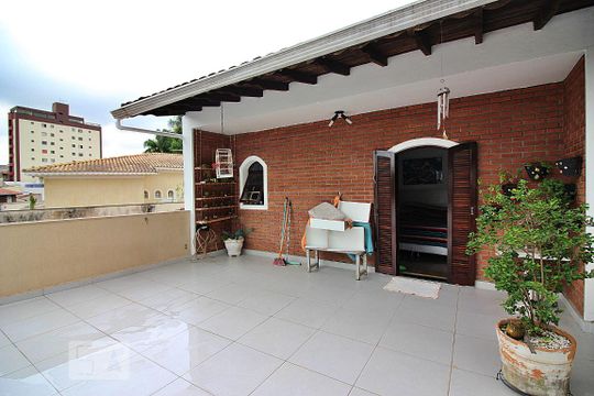 Varanda do Quarto 1 - Suíte de casa à venda com 5 quartos, 280m² em Santa Terezinha, São Bernardo do Campo