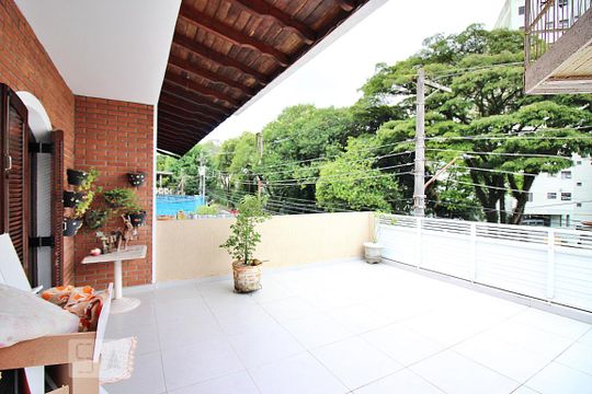 Varanda do Quarto 1 - Suíte de casa à venda com 5 quartos, 280m² em Santa Terezinha, São Bernardo do Campo