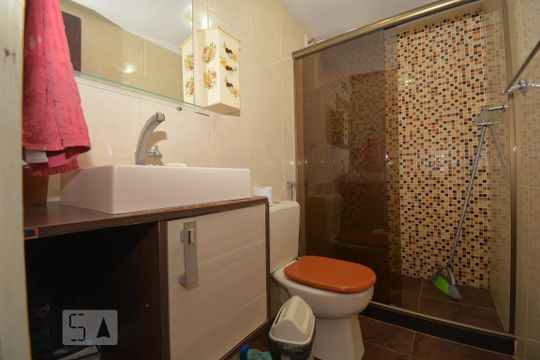 Banheiro da Suíte de apartamento à venda com 3 quartos, 94m² em Engenho de Dentro, Rio de Janeiro