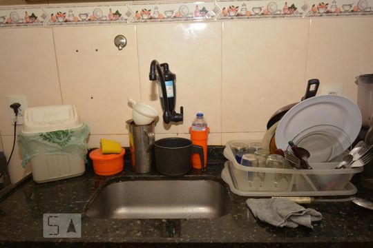 Cozinha e Área de Serviço de apartamento à venda com 3 quartos, 94m² em Engenho de Dentro, Rio de Janeiro