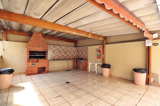 Área comum - Churrasqueira de apartamento à venda com 2 quartos, 68m² em Vila Homero Thon, Santo André