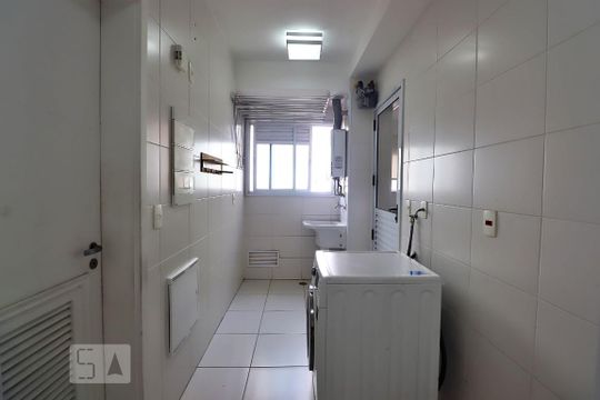 Área de Serviço de apartamento à venda com 3 quartos, 135m² em Vila Gilda, Santo André